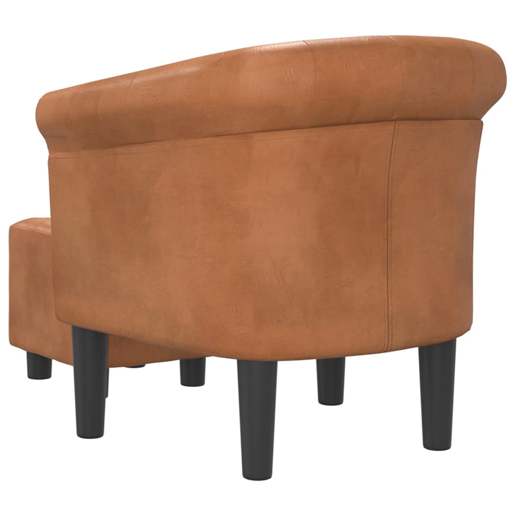 Clubsessel Gold Kunstleder
