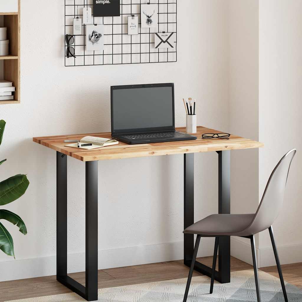 Tischplatte Rechteckig 60x50x2 cm Massivholz Akazie