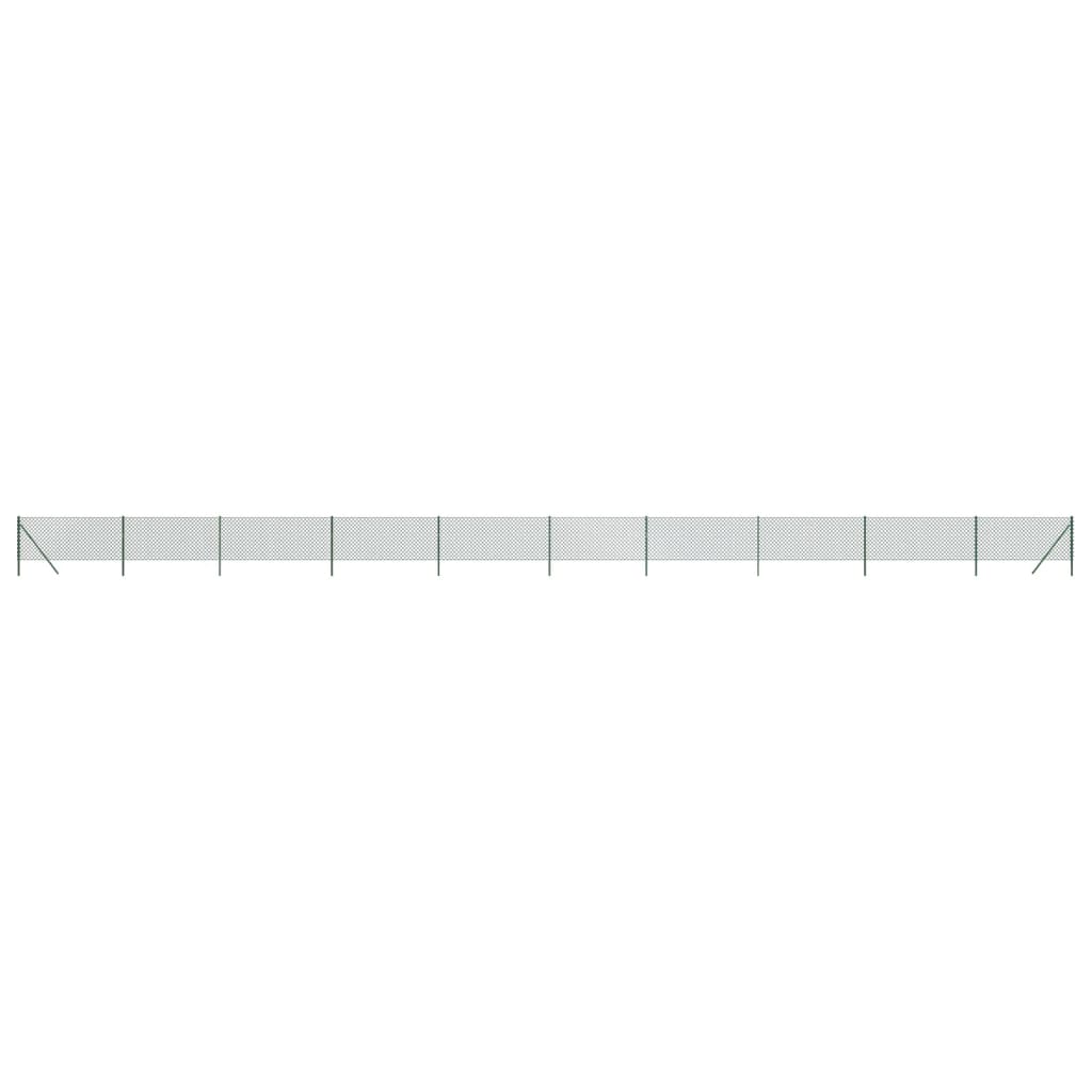 Maschendrahtzaun Grün 0,8x10 m