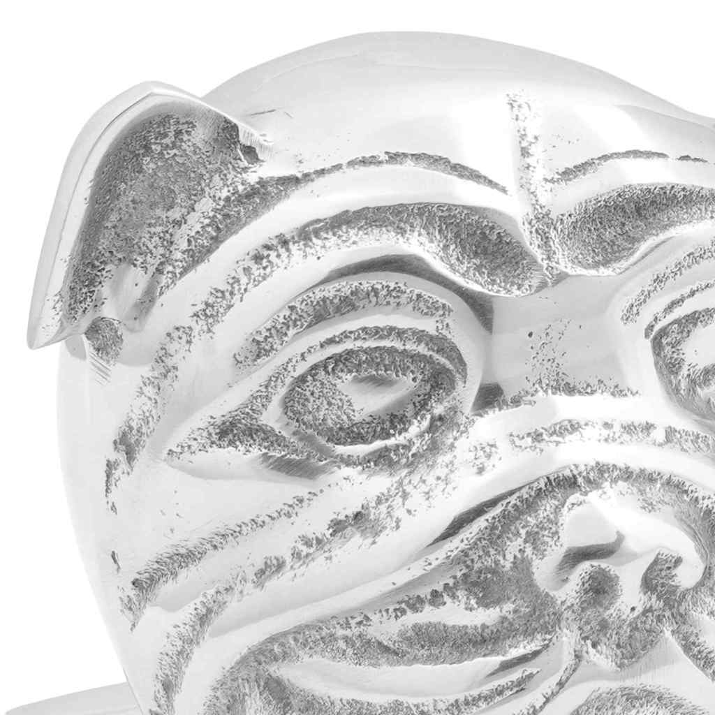 Buchstützen 2 pcs Silber 12 x 9 x 19 cm Aluminium