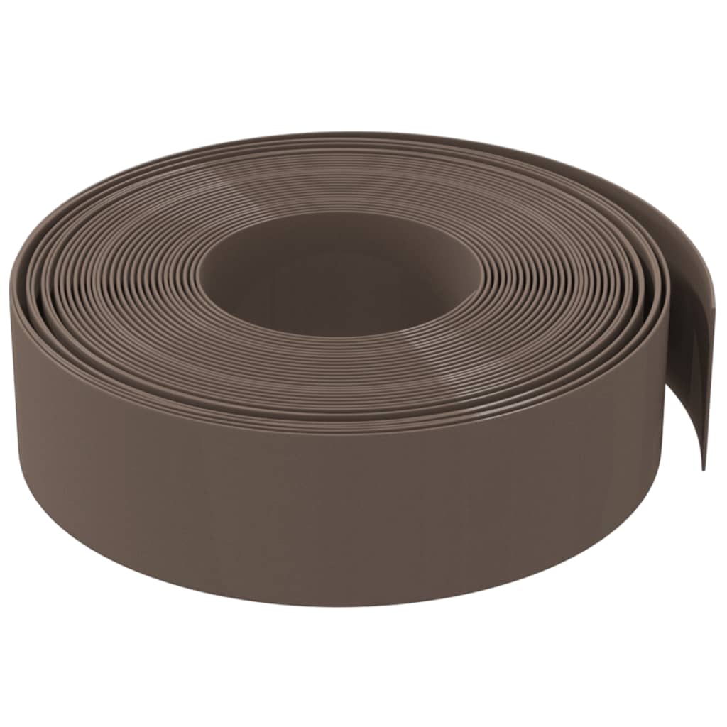 Gartenumrandung 25 m 10 cm PE Grau