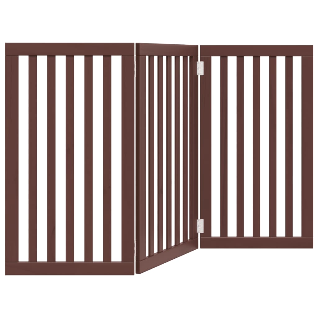 Hundegitter Faltbar 3 Paneele 150 cm Pappelholz