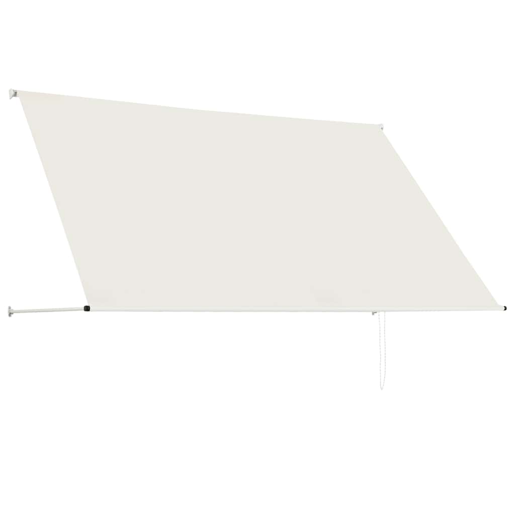 Einziehbare Markise 150×150 cm Blau und Weiß