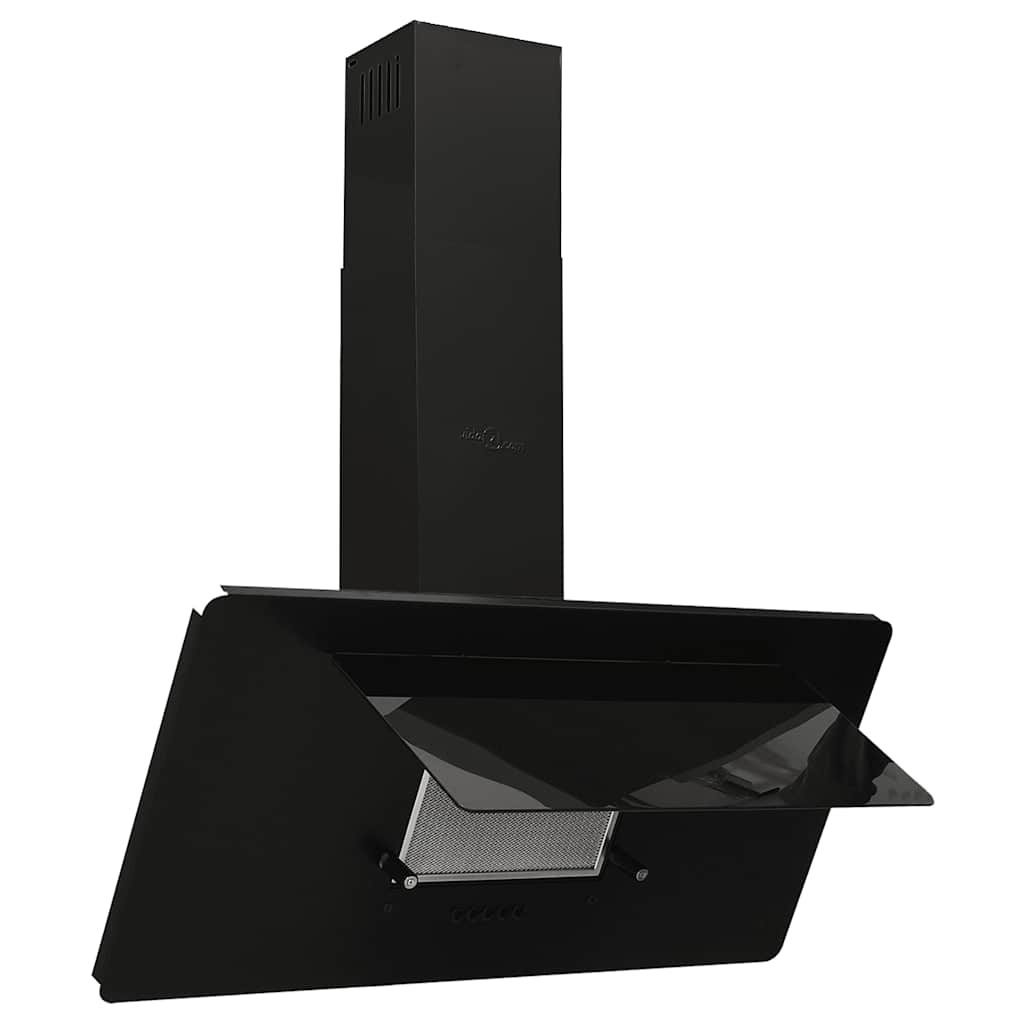 Dunstabzugshaube 60 cm Edelstahl und Hartglas Silbern