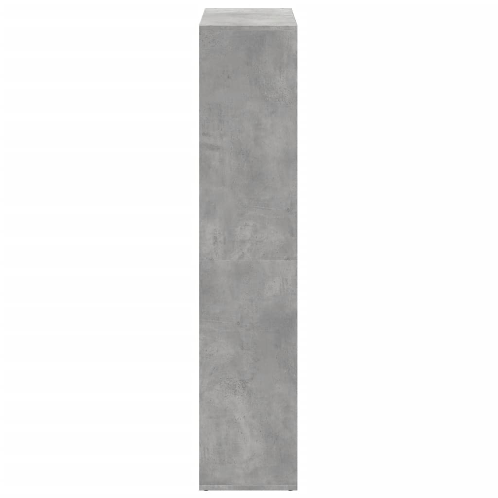 Bücherregal Weiß 137,5x29x137,5 cm Holzwerkstoff
