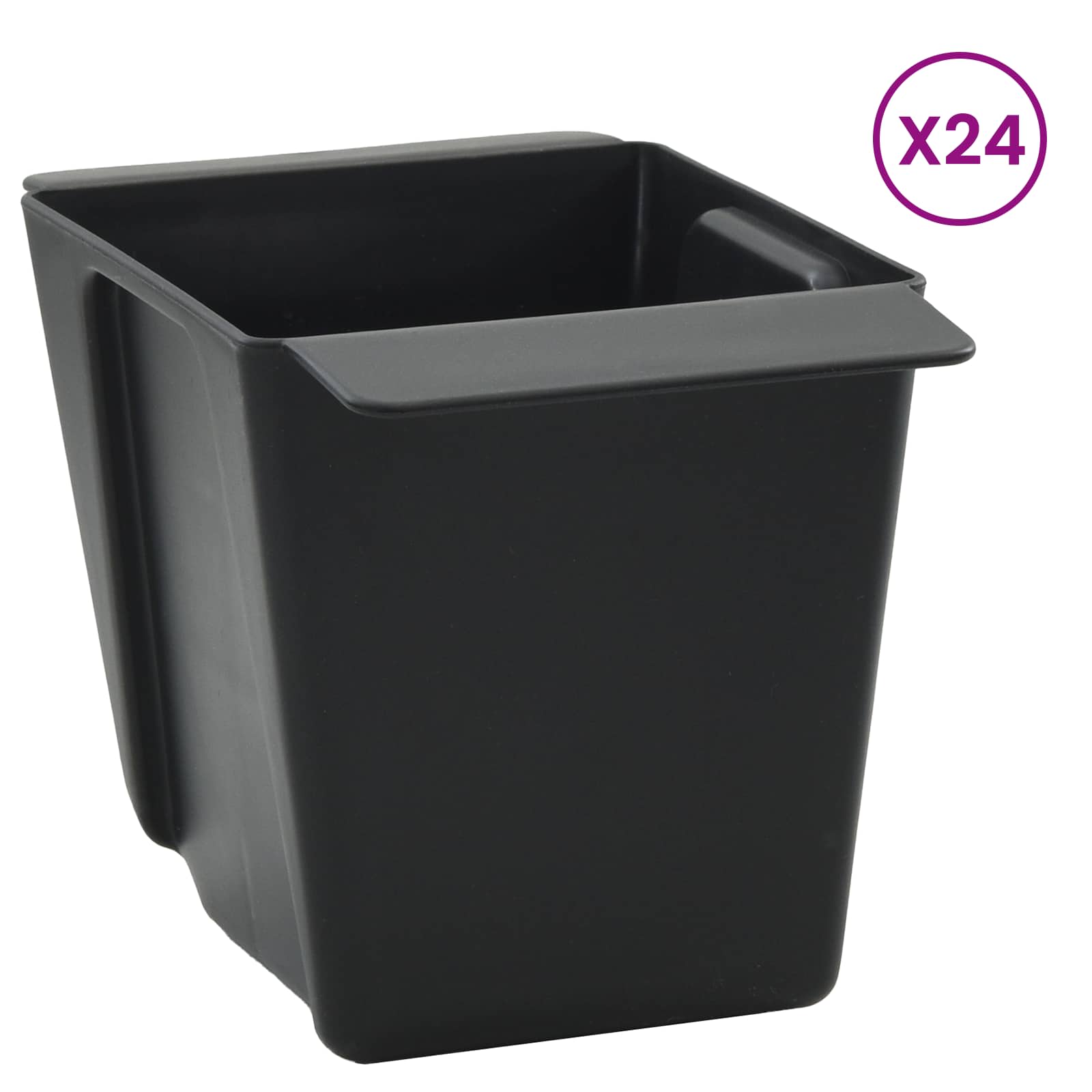 Pflanzkasten für Europaletten 12 Stk. Grau 36x13,5x9,5 cm PP