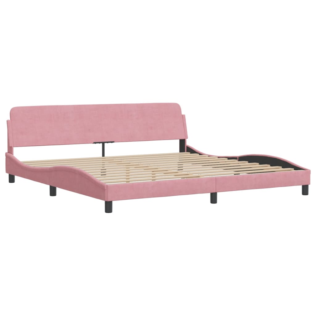 Bett mit Matratze Hellgrau 80x200 cm Samt