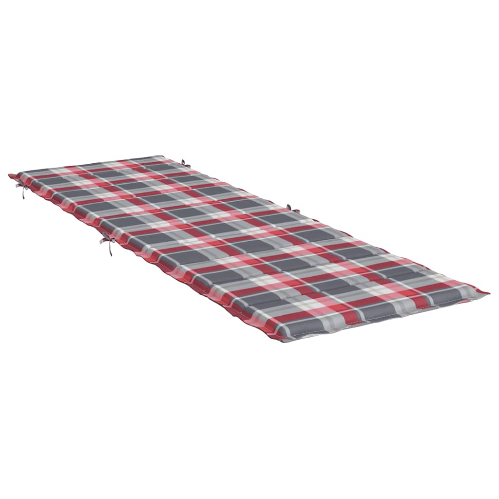 Sonnenliegen-Auflage Grau 186x58x4 cm Oxford-Gewebe
