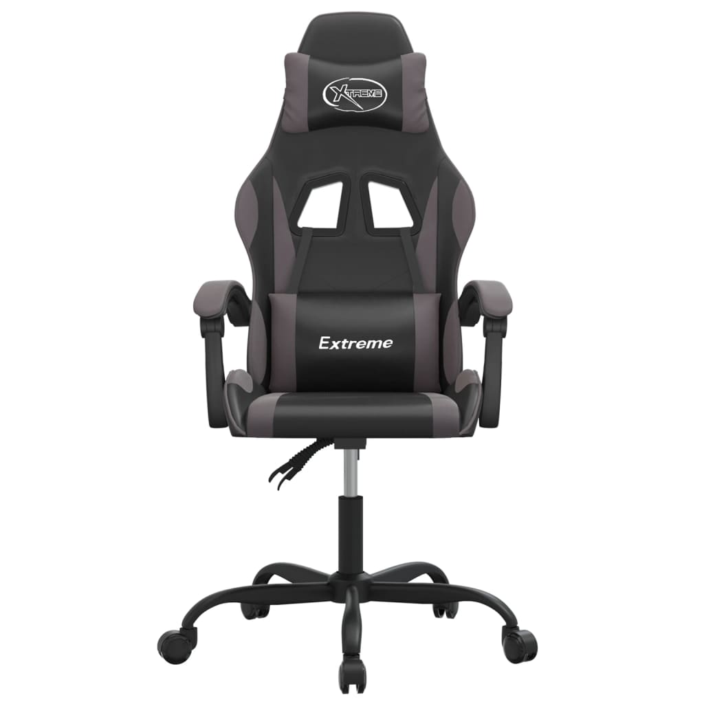Gaming-Stuhl Schwarz und Golden Kunstleder
