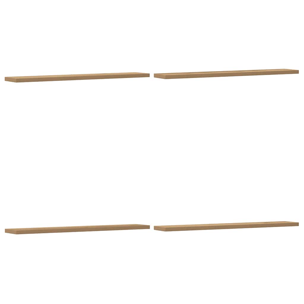 Bücherregal-Bretter 4 Stk. Weiß 40x10x1,5 cm Holzwerkstoff