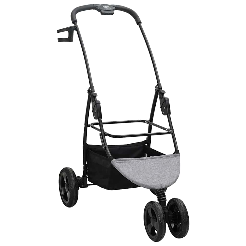 Faltbarer Haustierwagen Rosa 81 x 47 x 99 cm Polyester