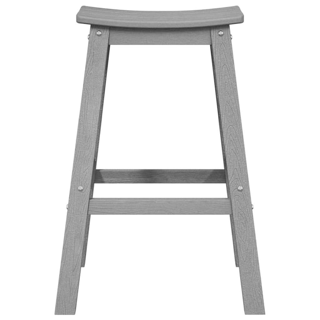 Barhocker 2 pcs Weiß 52 x 43 x 73,5 cm HDPE