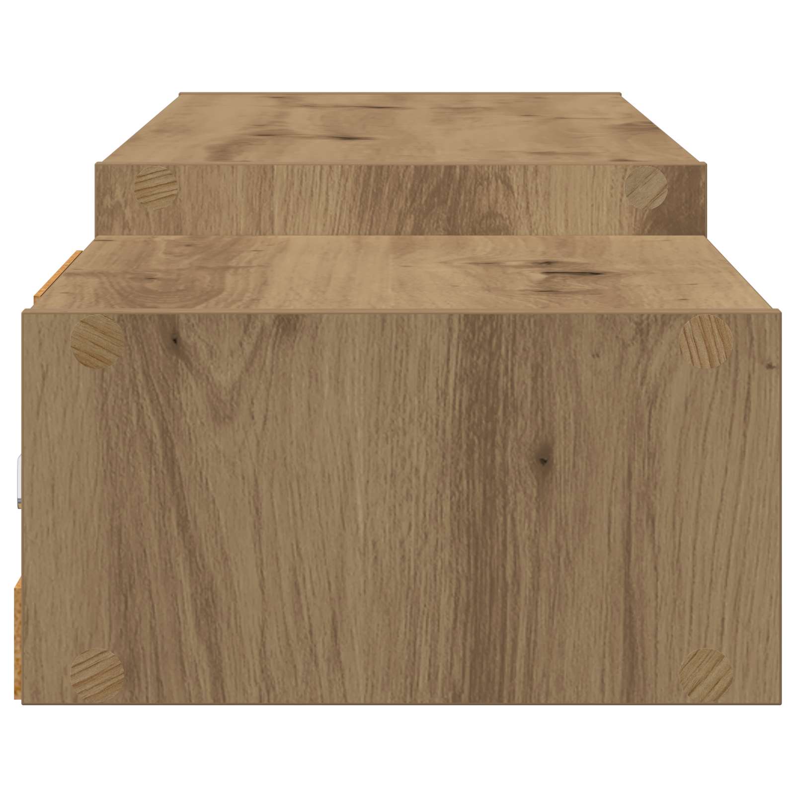 Wandmontierter TV-Schrank Wandhalterung Weiß 140 x 28 x 21 cm