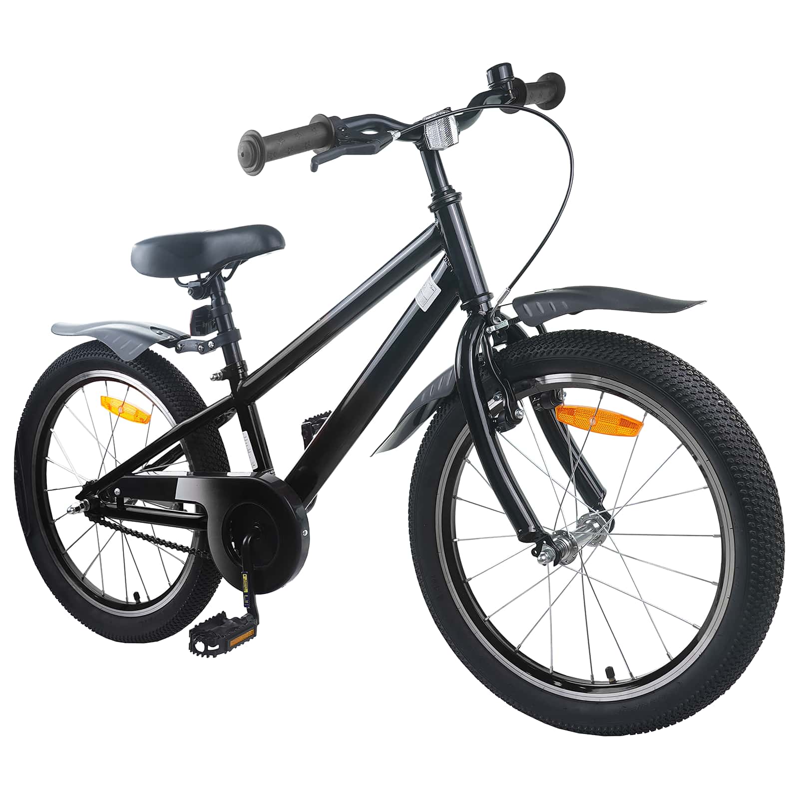 Kinderfahrrad 16 Zoll für 4-6 Jahre alt Grün Schwarz