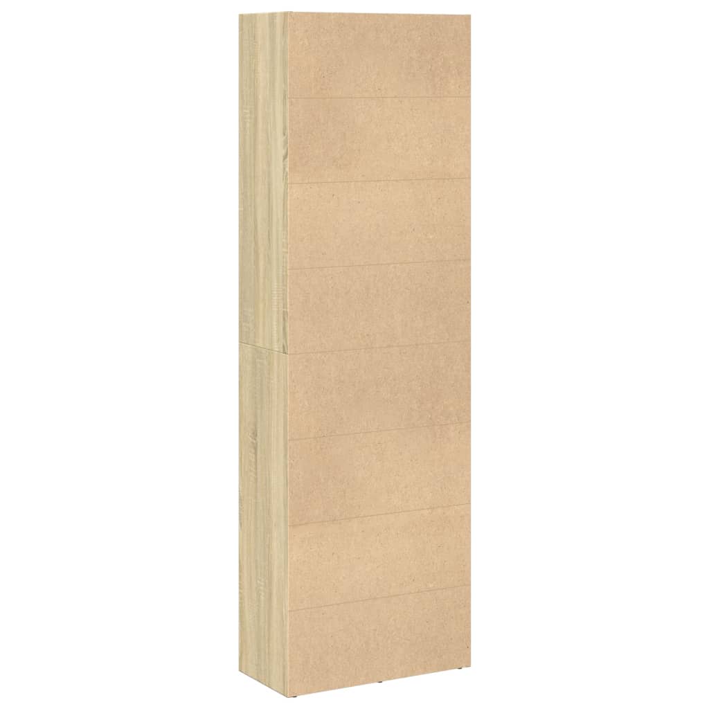 Bücherregal Weiß 80x30x189 cm Holzwerkstoff