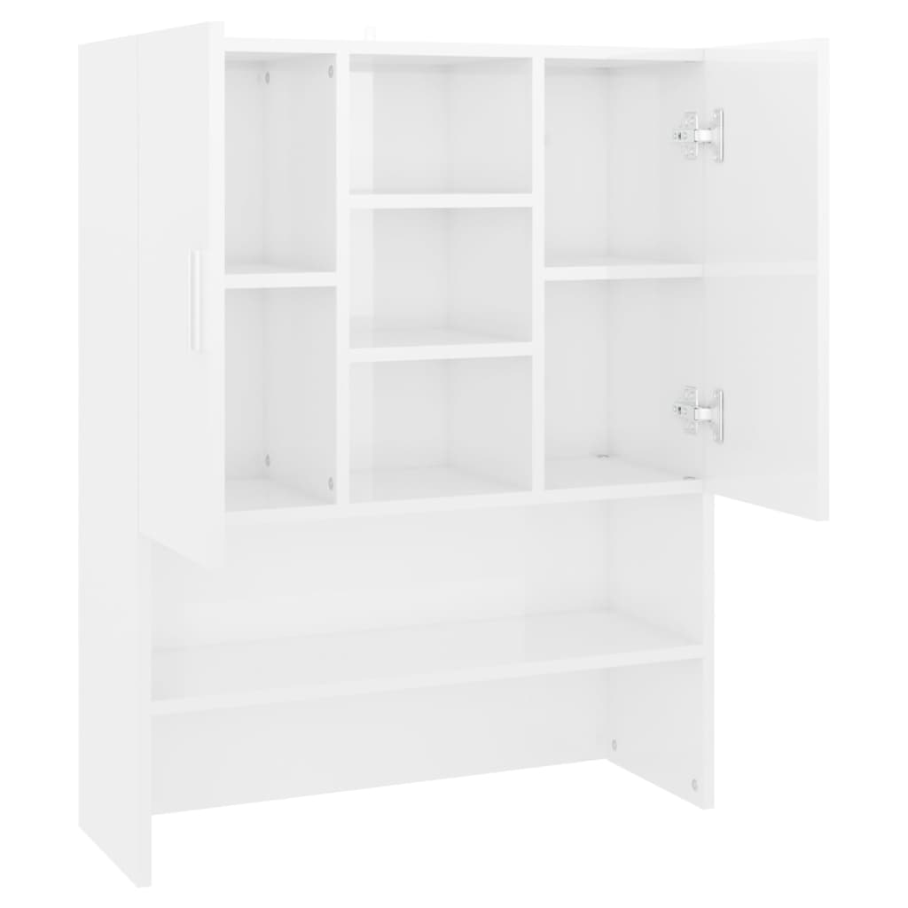Waschmaschinenschrank Weiß 70,5x25,5x90 cm