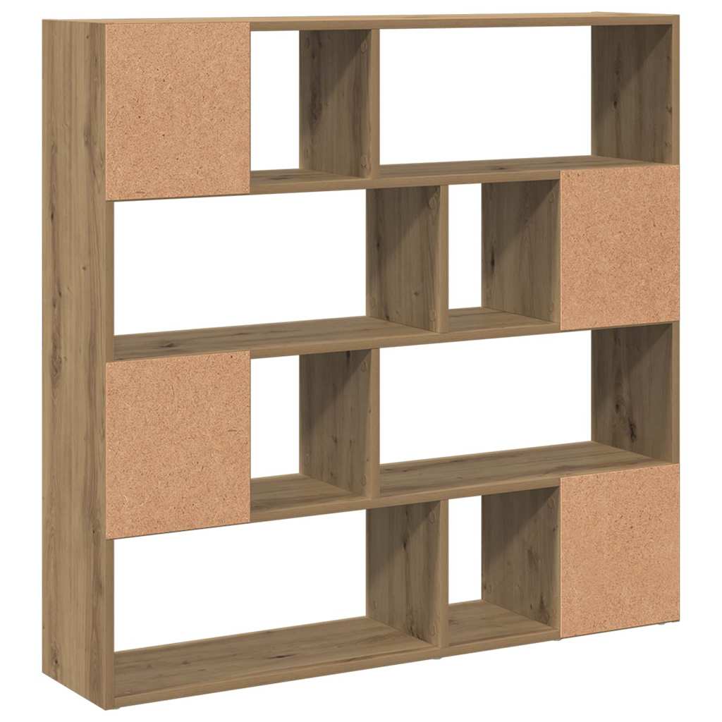 Bücherregal/Raumteiler Weiß 105x24x102 cm