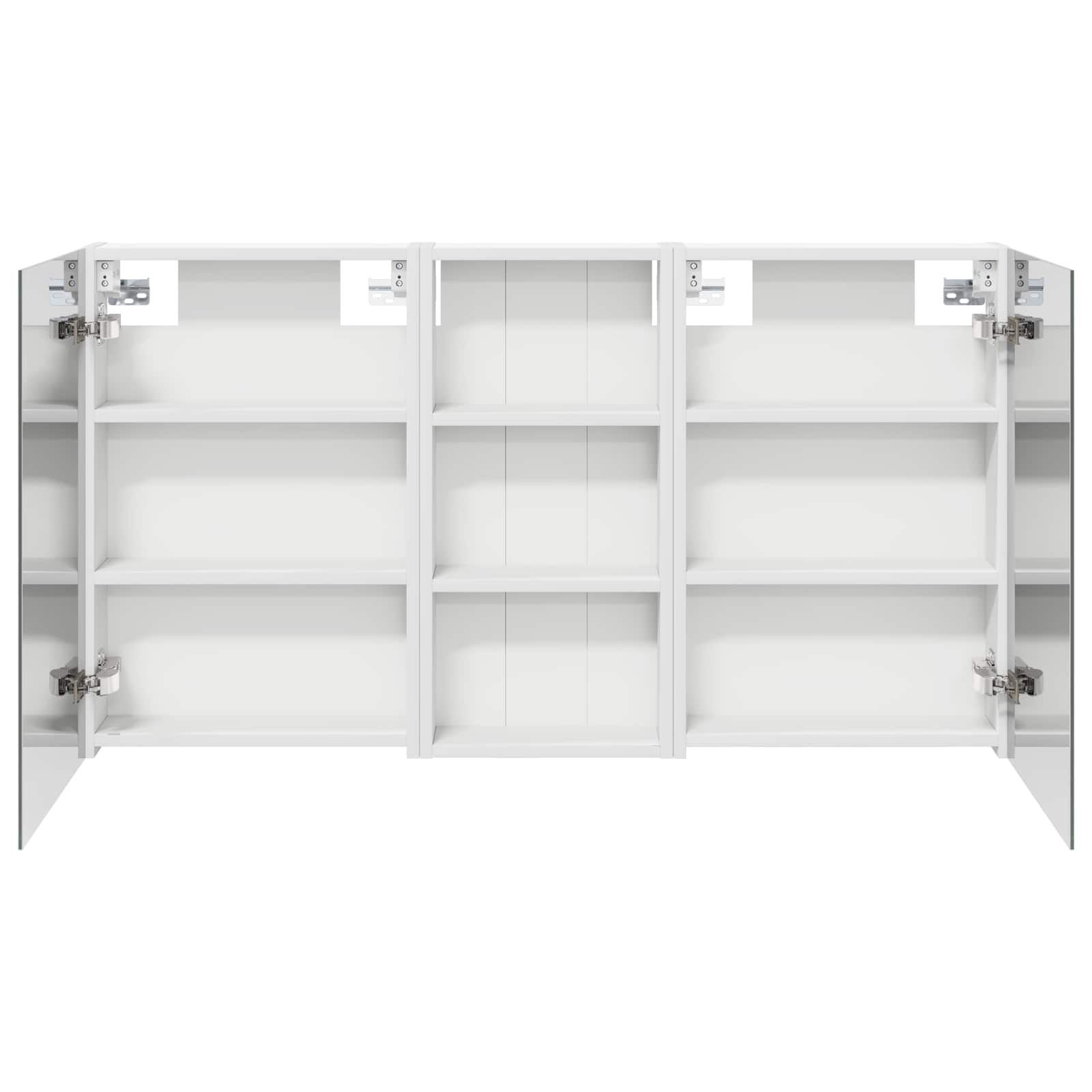 Badezimmerschrank-Set 3 pcs 80 x 10,5 x 50 cm Holzwerkstoff