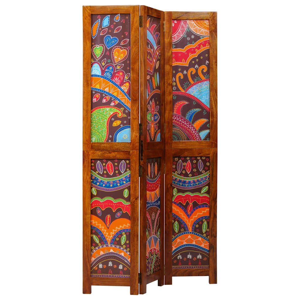 Raumteiler Honigbraun 105 x 1,5 x 160 cm Massivholz Akazie