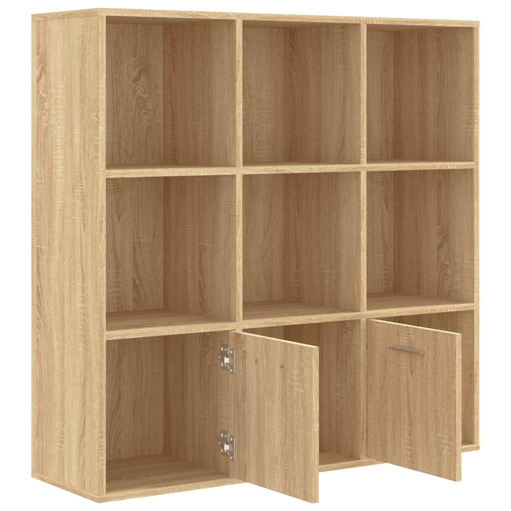 Bücherregal Weiß 98x30x98 cm Holzwerkstoff