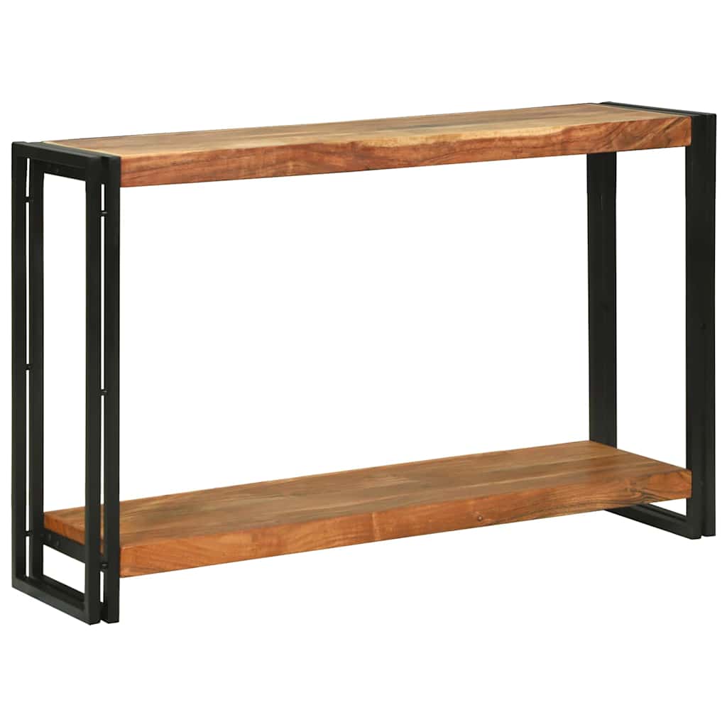 Konsolentisch Braun 120 x 33 x 75 cm Massivholz Akazie