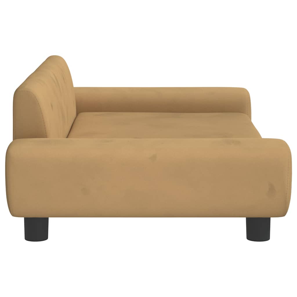 Kindersofa Blau 100x54x33 cm Samt