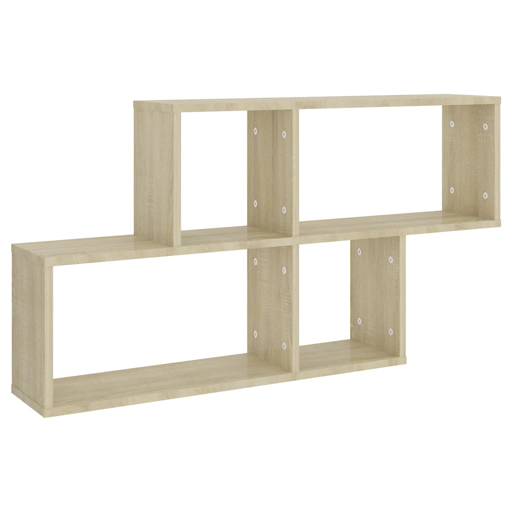 Wandregal Weiß 100x18x53 cm Holzwerkstoff