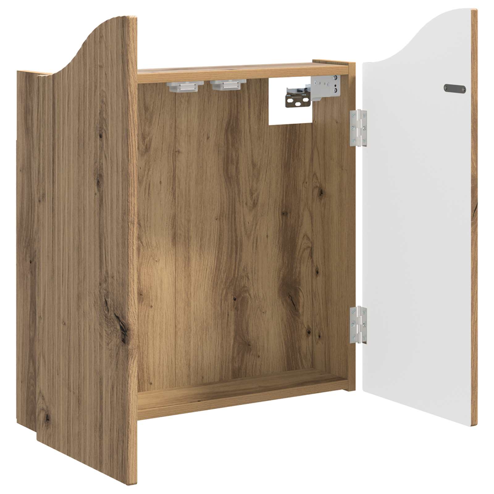 Dartboard Schrank Weiß 56 x 12 x 63 cm Holzwerkstoff