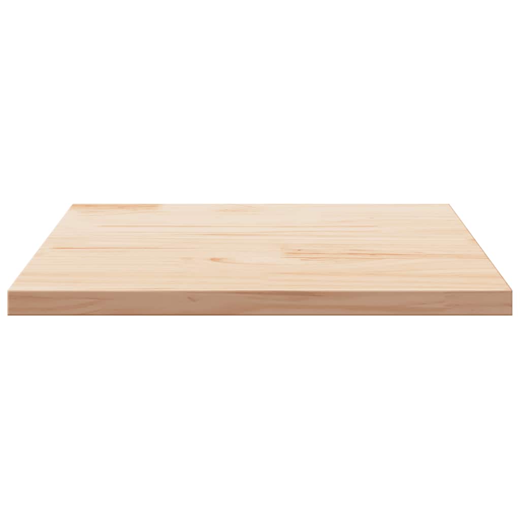 Tischplatte Weiß 40x40x2,5 cm Massivholz Kiefer Quadratisch