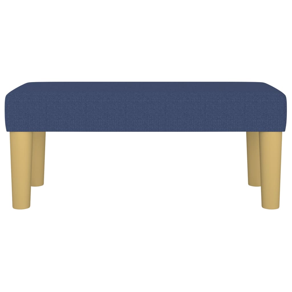 Sitzbank Hellgrau 70x30x30 cm Stoff