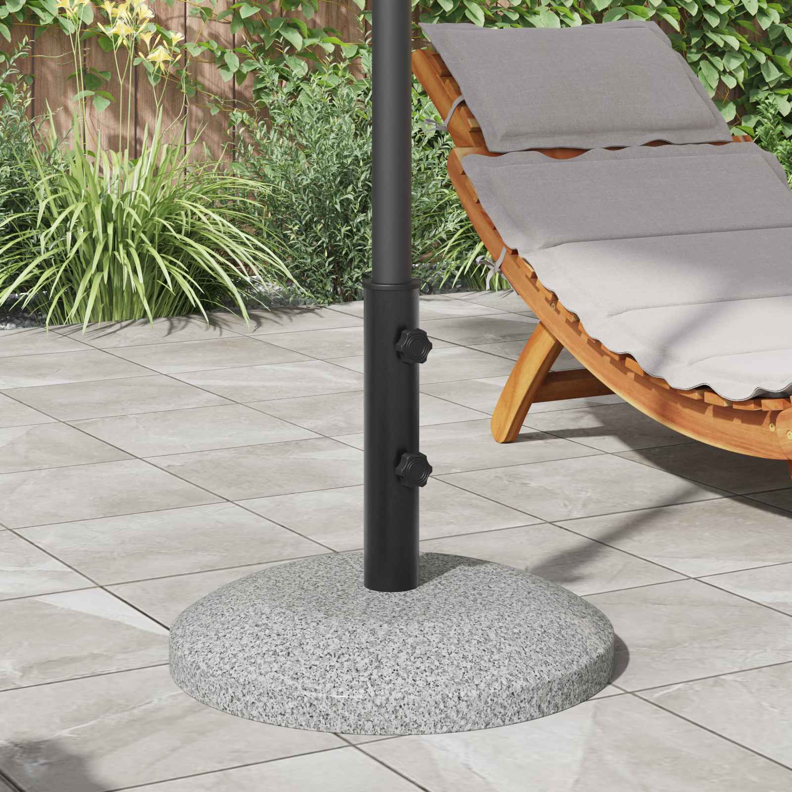 Parasol Fußrohr 0.63 kg Natürlicher Edelstahl Edelstahl