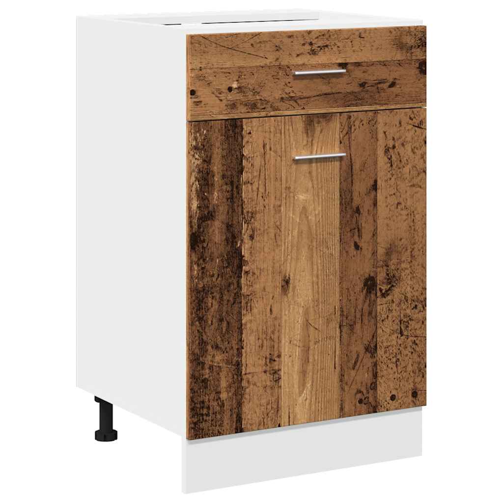 Unterschrank Lyon Weiß 60x46x81,5 cm Holzwerkstoff