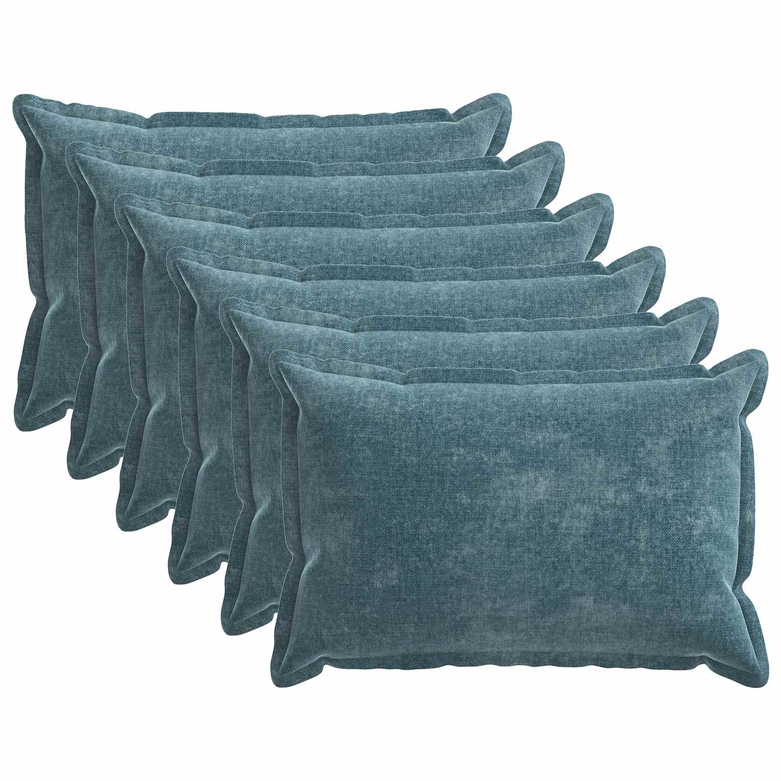 Kissenbezug 2 Stk. HOUTEN Dunkelgrau 30 x 30 cm Chenille-Stoff