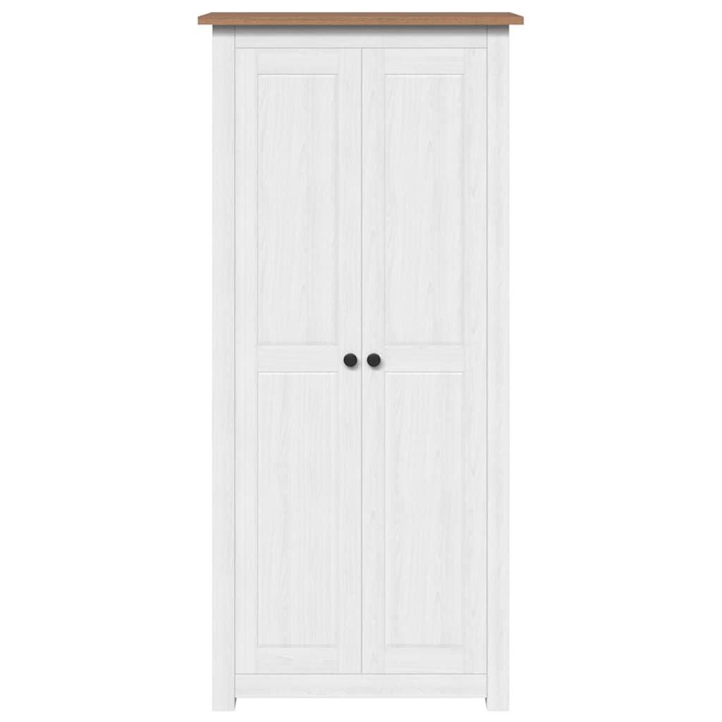 Kleiderschrank 3-Türig 118×50×171,5 cm Kiefer Panama Serie