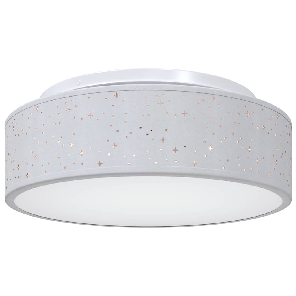 Deckenlampe mit Strahlern Schwarz 30 x 30 x 13,5 cm Stoff