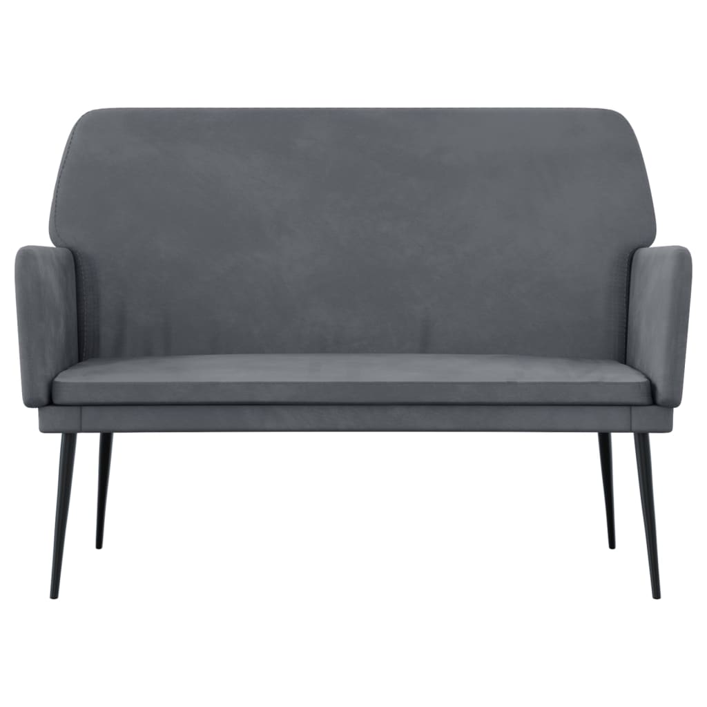 Sitzbank Dunkelgrün 108x79x79 cm Samt
