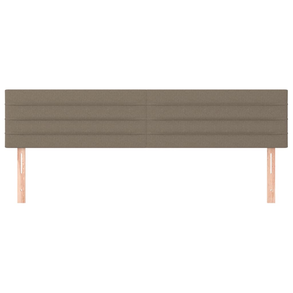 Kopfteil Hellgrau 80x5x118/128 cm Stoff