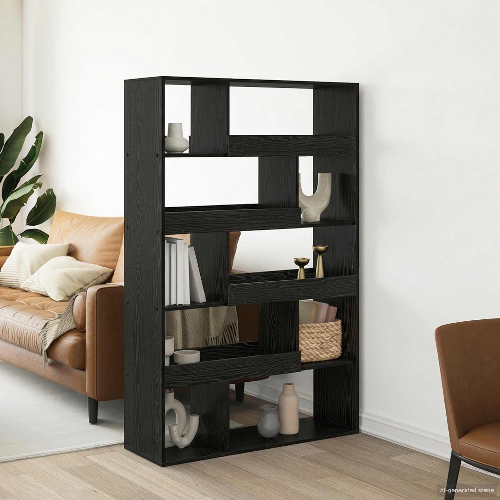 Bücherregal Räuchereiche 100x33x156,5 cm Holzwerkstoff