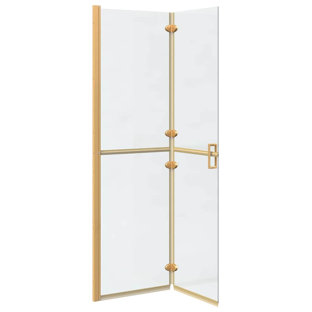 Faltbare begehbare Duschwand Transparentes ESG Glas 70x190 cm