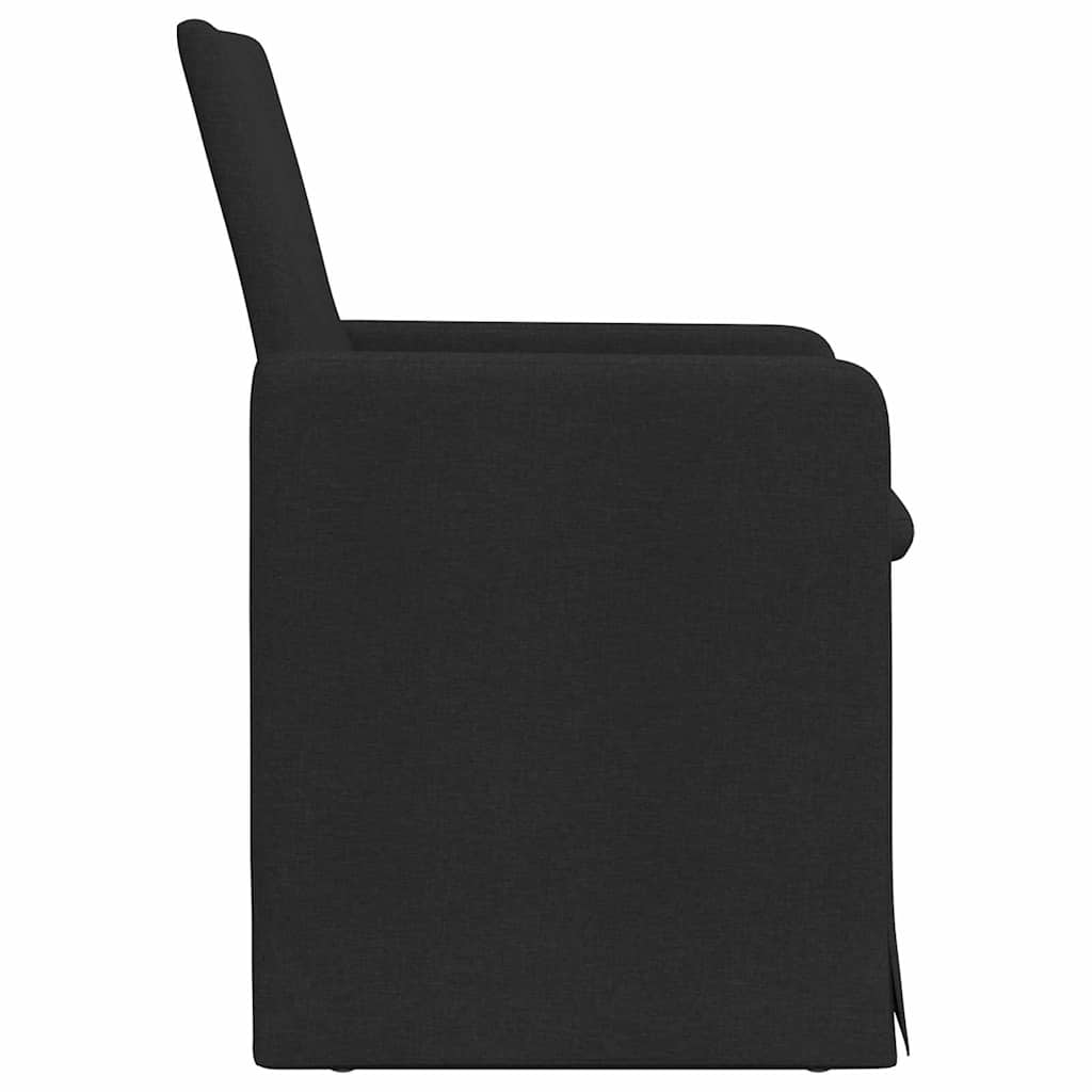 Esszimmerstühle 2 pcs Hellgrau 57 x 67 x 95 cm Stoff