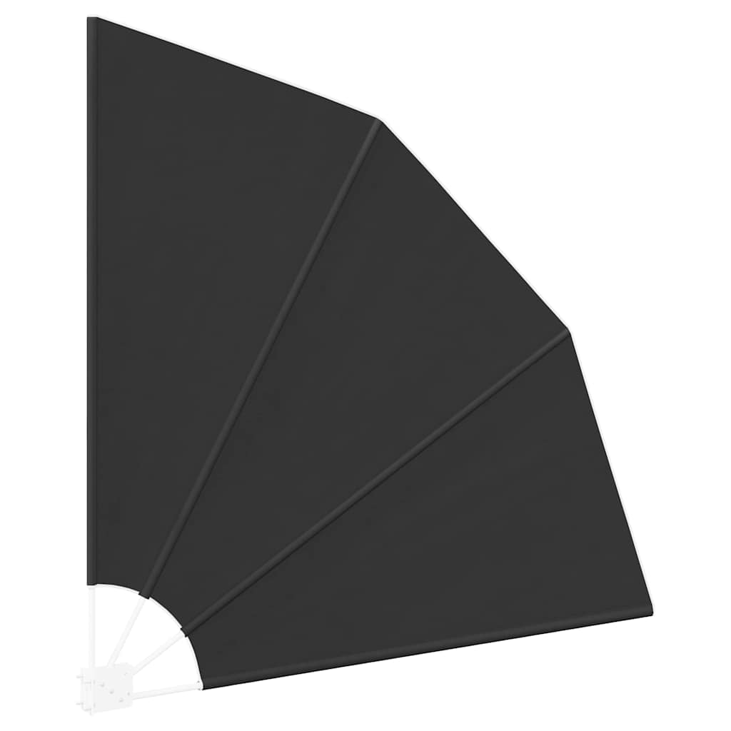 Faltbarer Balkonfächer Grau 210×210 cm