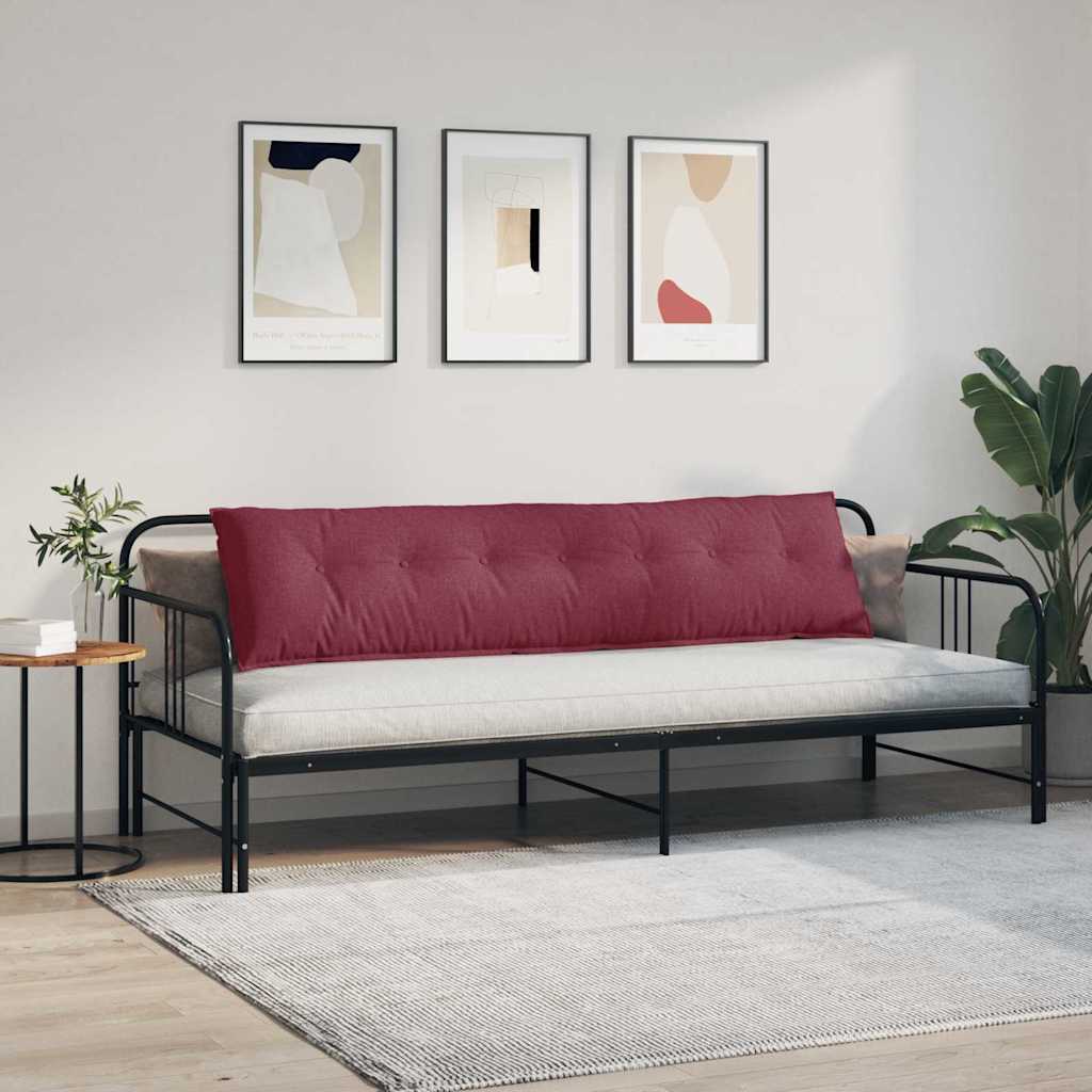 Rückenkissen Hellgrau 50 x 19 x 45 cm Stoff