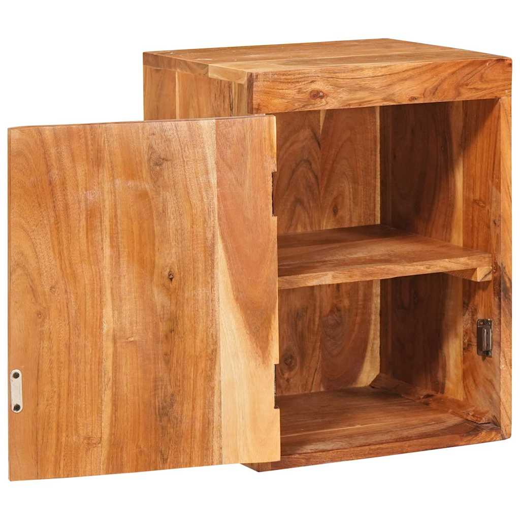 Nachttisch Braun 35 x 33 x 48 cm Massivholz Mango