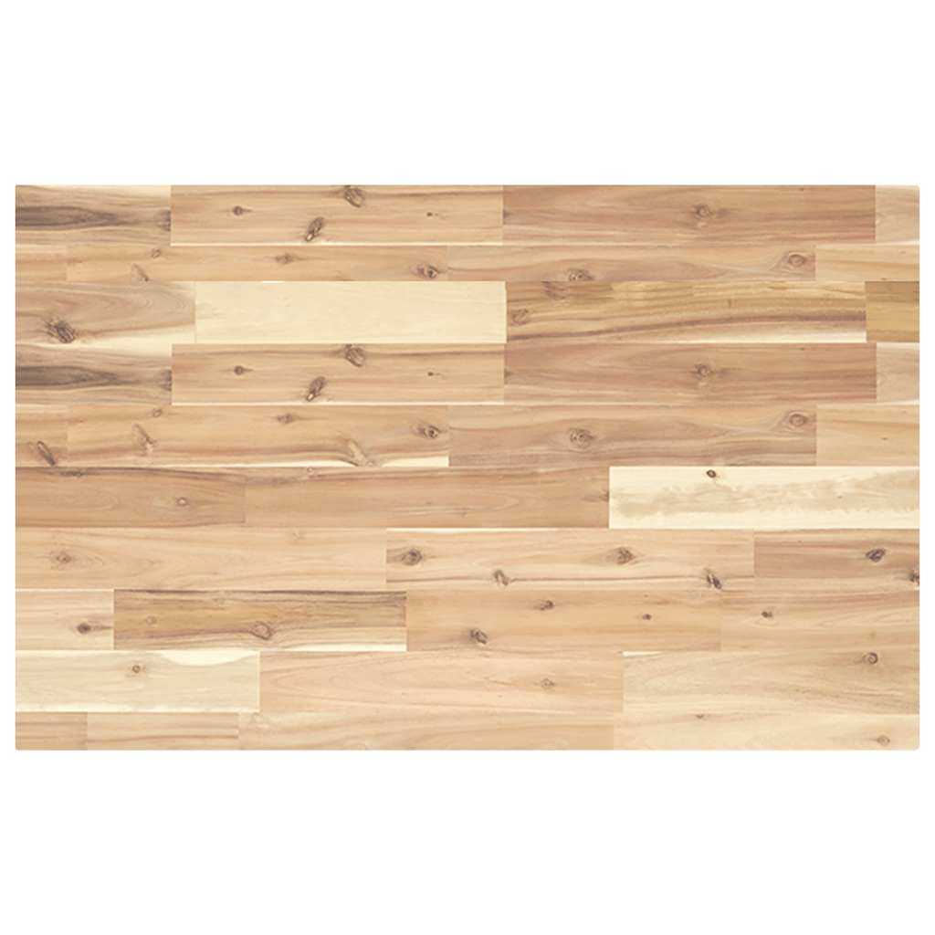 Tischplatte Rechteckig 60x50x2 cm Massivholz Akazie