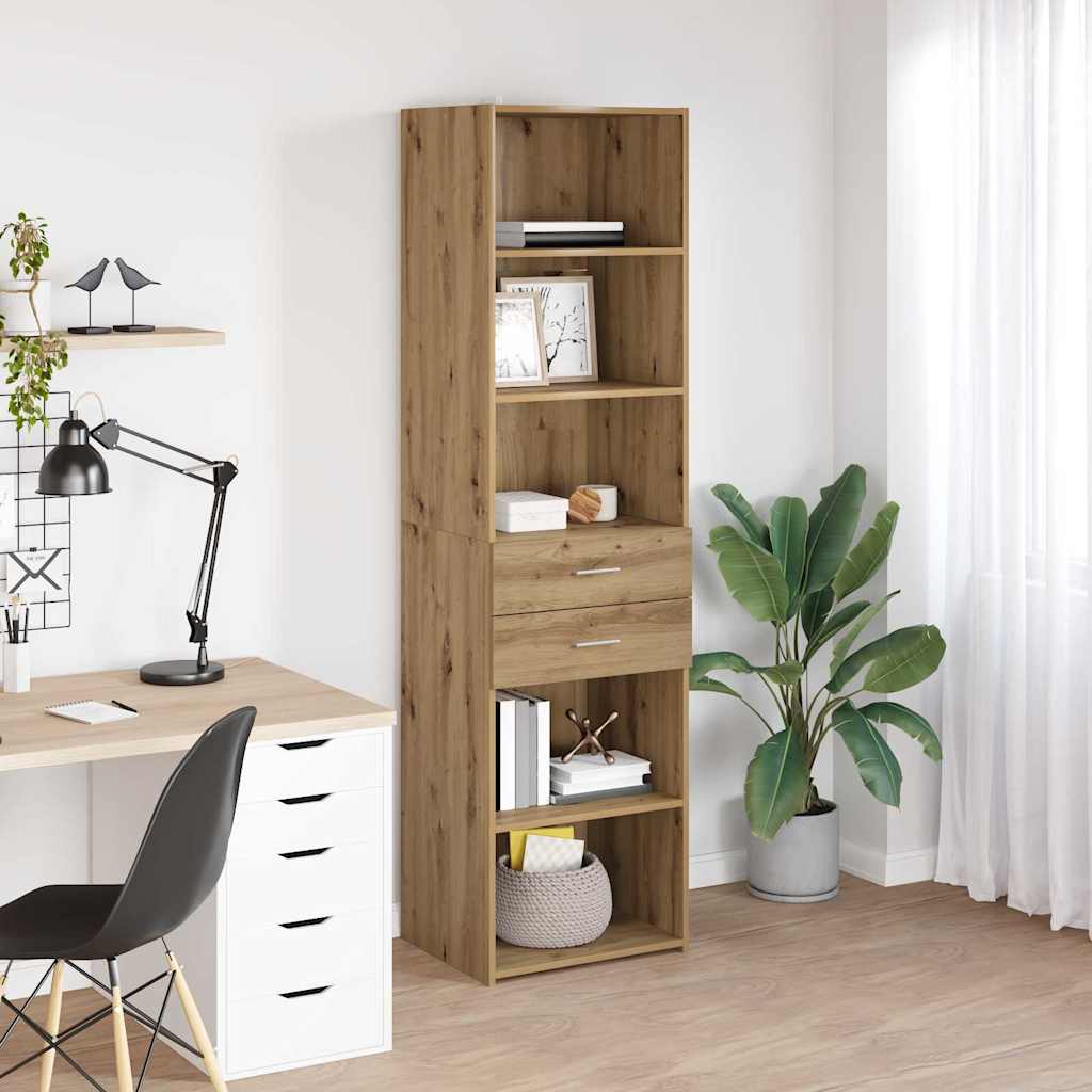 Highboard Altholz 45 x 42,5 x 185 cm Holzwerkstoff