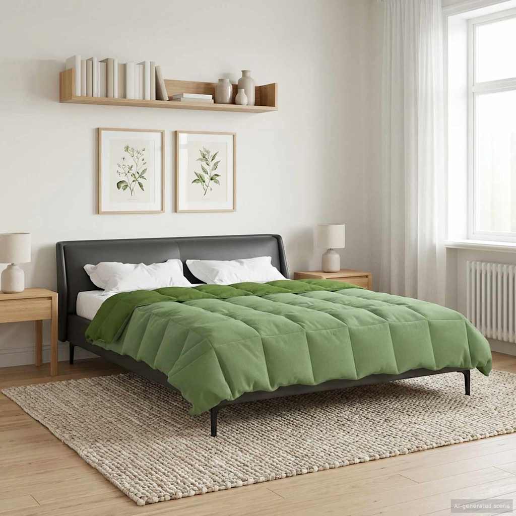 Ganzjahresbettdecke Anthrazit 135 x 200 cm Mikrofaser