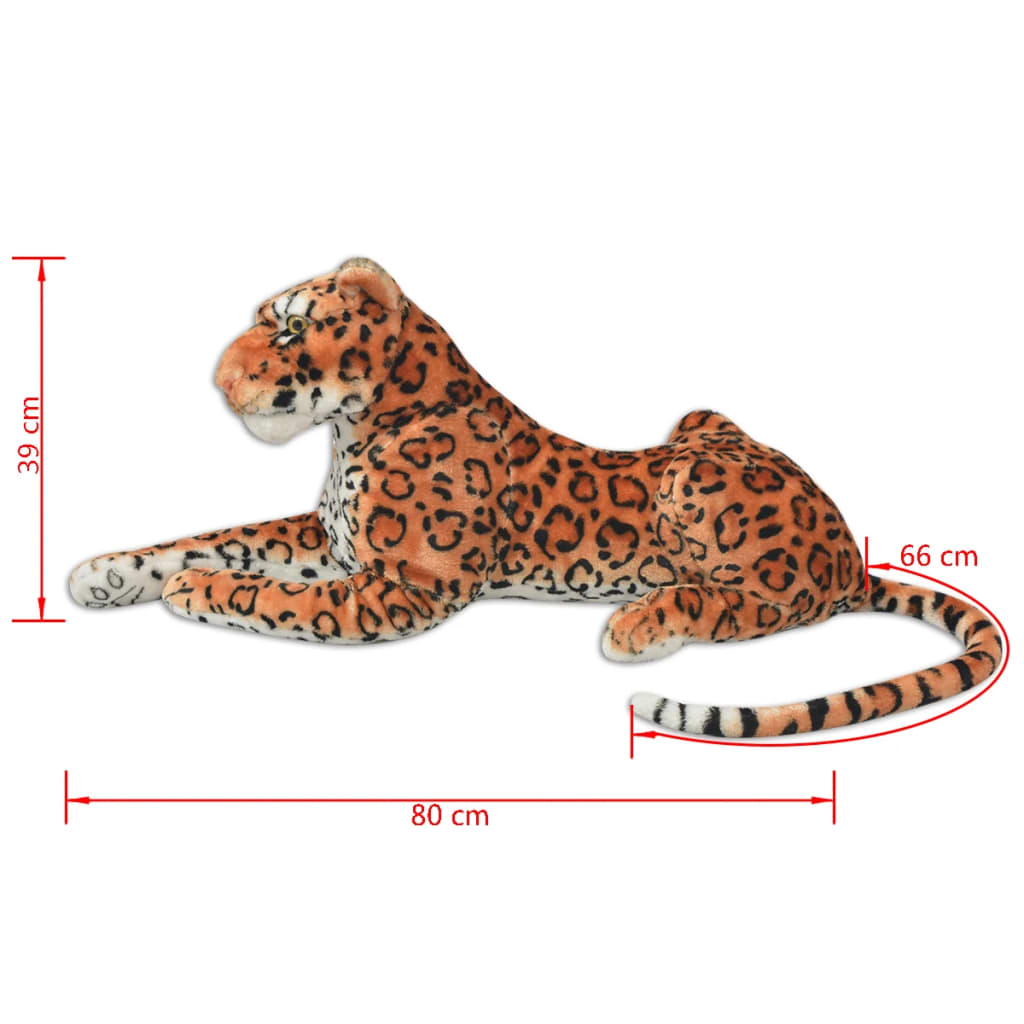 Tiger Kuscheltier Plüsch Braun XXL
