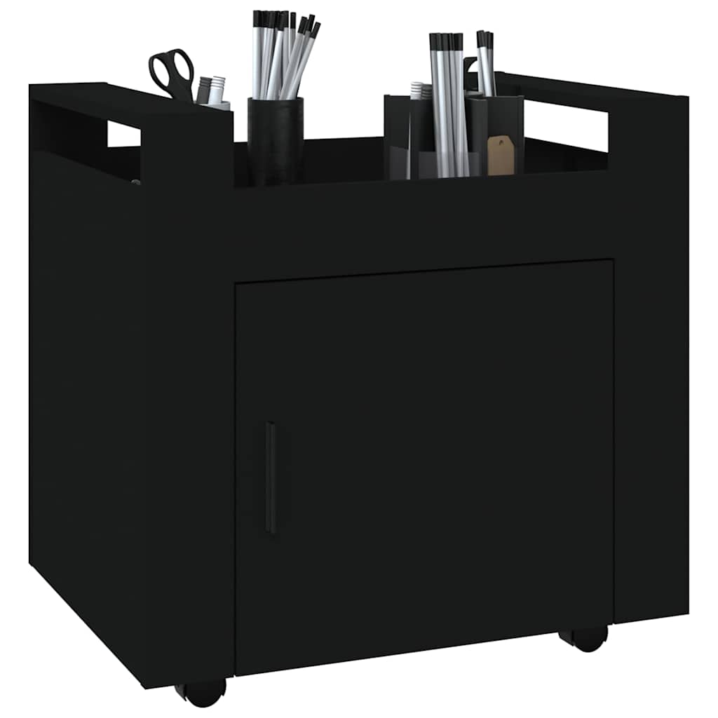 Bürowagen Weiß 60x45x60 cm Holzwerkstoff