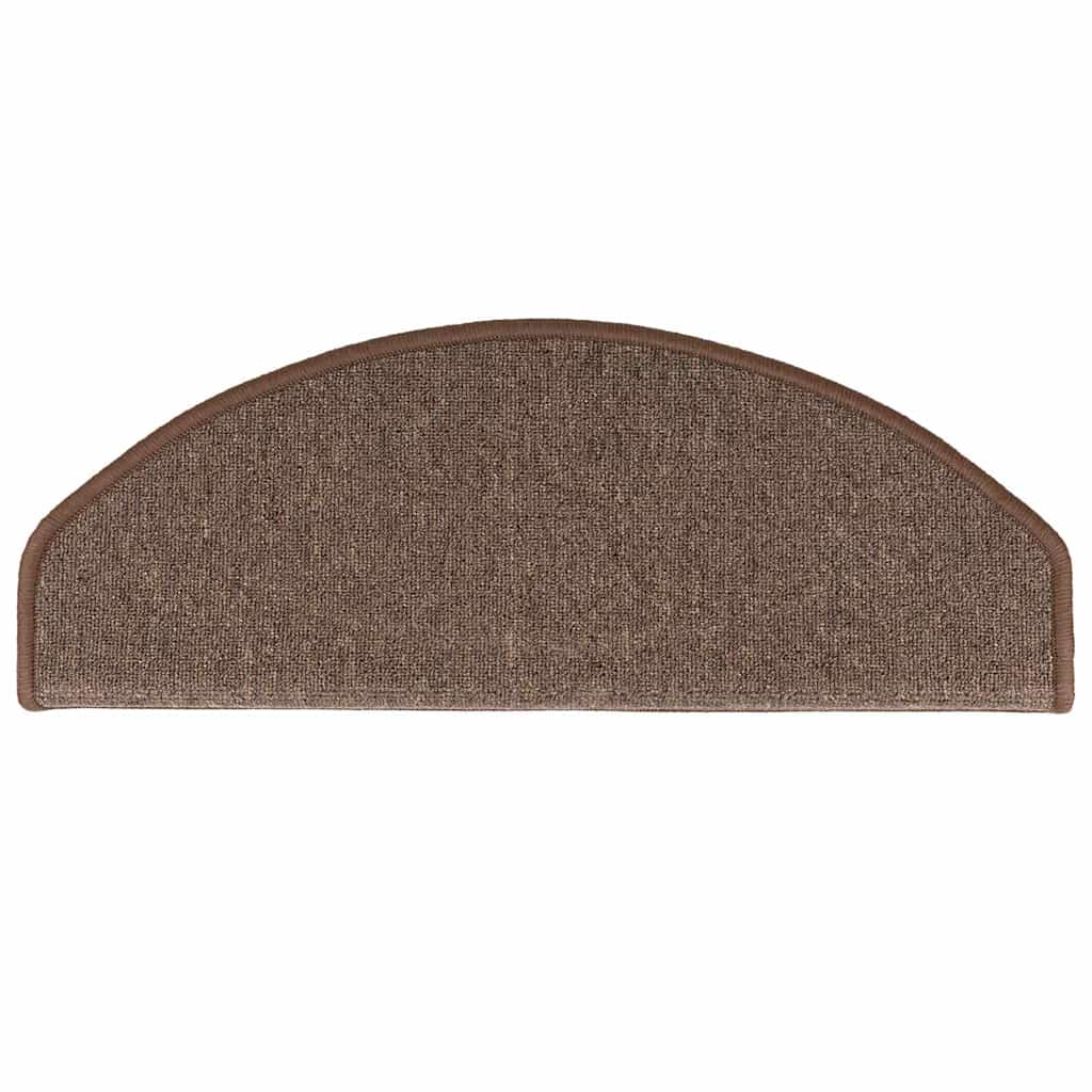 Stufenmatten 15 Stk. 56x17x3 cm Anthrazit Halbrund