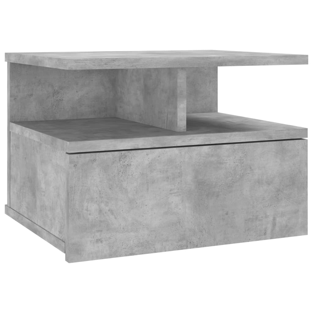 Hängender Nachttisch Weiß 40x31x27 cm Holzwerkstoff